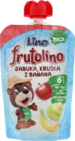 Kašica Jabuka Kruška I Banana Pouch 100G 6+ Frutolino