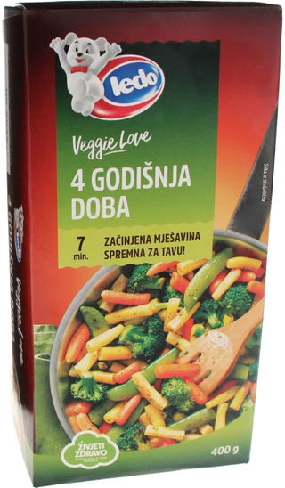 Povrće Mješavina Četiri Godišnja Doba Smrznuto 400G Ledo