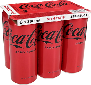 Sok 5X330Ml Coca Cola Zero+1Kom Gratis Lim.