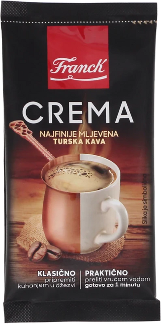 Kafa Mljevena Rituali Crema 9G Vrecica Franck