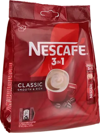 Instant Nescafe 3U1 Classic 10X 16.5 Gr
