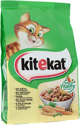 Kitekat Briketi Zivina I Povrce 300G