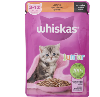 Hr. Za Mačke Whiskas Perad Junior 85G Pouch