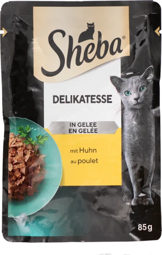 Hr. za mačke Sheba piletina u želeu 85g