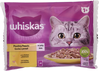 Whiskas Kesica,Izbor Zivine 4*85 Gr