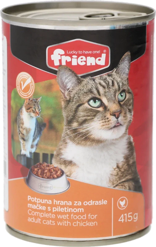 Hrana Za Mačke Piletina 415G Friend