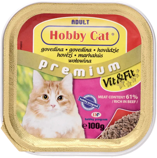 Hr. za mačke Hobby Cat govedina 100g Vitakraft