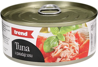 Tuna Komadi U Paradajz Sosu 160G Trend