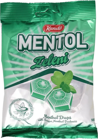 Bombon Mentol Zeleni 100G Kandit