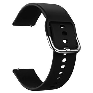 Correa de silicona Friendly Negra para Watch Universal 22mm