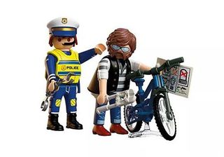 Playmobil City Action Robo de bicicleta