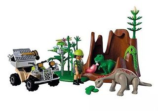 Playmobil Escondite de dinosaurio