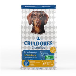 Criadores Científico Sensitive Adulto Mini Pienso Salmón para perros 3Kg