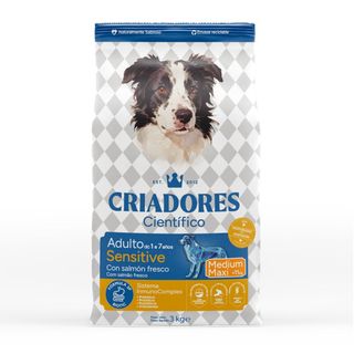 Criadores D. Cientific adulto sensitive Med-Max 3KG