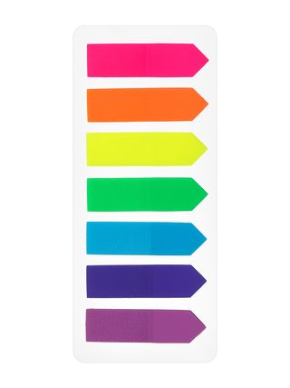 แกแขแแแแ แแแ/PET Sticky Index Tabs (7 Colors,Arrow)