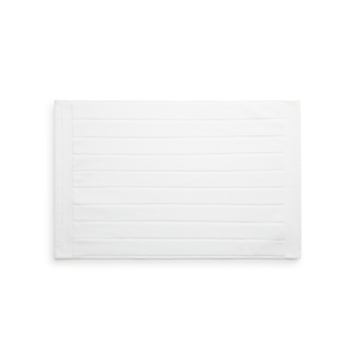 Alfombra De Baño De Algodón Egipcio Rizo Nilo Blanco 50x70 cm