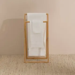Toalla De Baño Hilos Sin Torsión Nero Blanco 90x150 cm