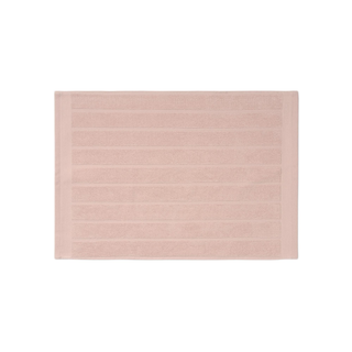 Alfombra De Baño De Algodón Egipcio Rizo Nilo Rosa Claro 50x70 cm
