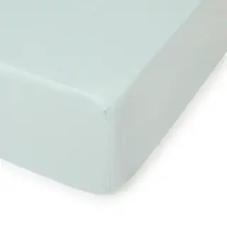 Sábana Bajera De Algodón Orgánico Ajustable Besto Azul Aqua cama 150-160cm