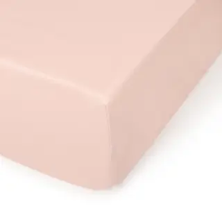 Sábana Bajera De Algodón Orgánico Ajustable Besto Rosa cama 150-160cm