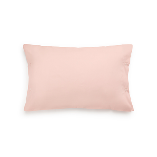 Funda De Almohada De Algodón Orgánico 180 Hilos Besto Rosa 45x160 cm