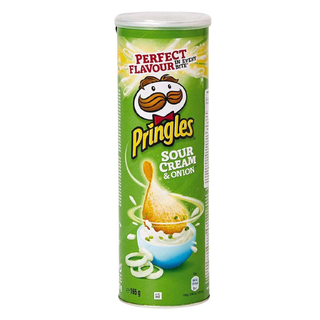 Cipsuri Pringles cu cremă și ceapă, 165 g
