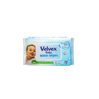 Velvex Baby Water Wipes 72S