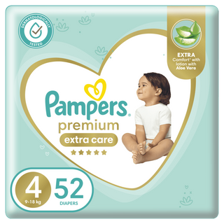 pampers premium taille 4 x52pcs