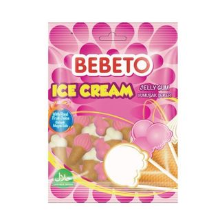 Gommes Ice Cream 80g - BEBETO