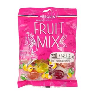 Bonbons acidulés aux arômes fruits 125g - VERQUIN