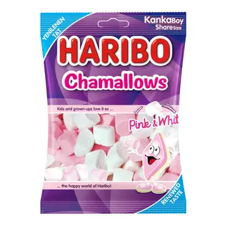 Bonbons Guimauves Rose Et Blanc Chamallows Haribo 70g