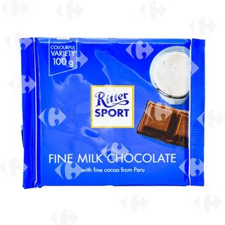 Chocolat au lait extra fin 100g - RITTER SPORT