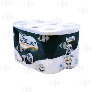 12 rouleaux de papier toilette 3 plis - PANDOO