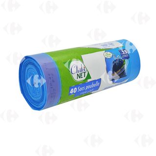 40 sacs poubelle parfumés x35L - CHIKI NET