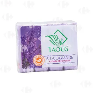 Savon à la lavande hydrate et rafraîchit 4x125g - TAOUS