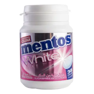 Chewing gum white tutti fruitti - La boite de 38 pièces - MENTOS  (24)