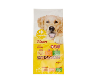 Croquettes à la Volaille pour Chiens Carrefour 10kg