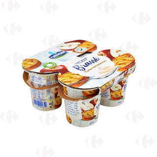 Pack Yaourt Brassé À La Tarte Aux Pommes 4X 110G - Chergui