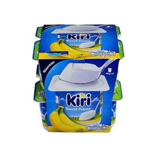 Yaourt Ferme Saveur Banane 8X110G - Kiri