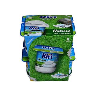 Yaourt Brassé Nature 0% Sucre Ajouté 8X110G - Kiri