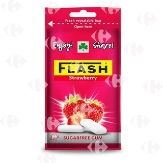 Chewing-gum peppermint sans sucres 35g - FLASH
