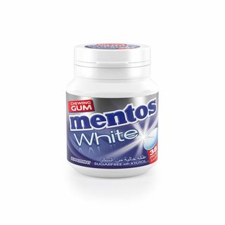 Chewing-gum Sans sucres saveur pepperment white 54g - MENTOS