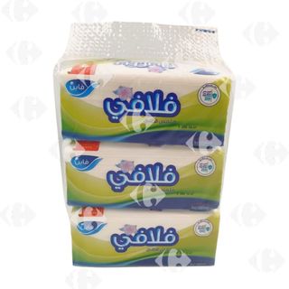 Mouchoirs blancs Fluffy 2 plis Pack 3x500 unités - FINE