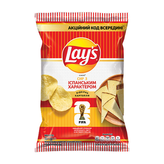 Чипси Lay's зі смаком сиру з іспанським характером 95 г