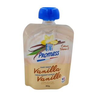 Boisson crème dessert vanille en gourde 80g - PROMESS