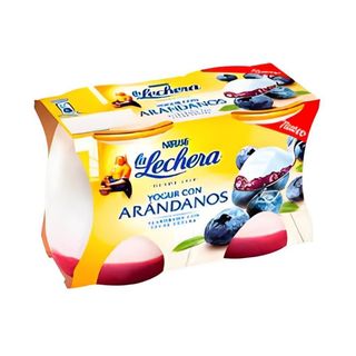 Yaourt à Cuillère Coulis Myrtille La Laitière Nestlé 2x125g