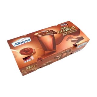 Pack Crème Dessert Au Chocolat Albane Gourmet 8x80g