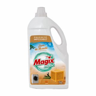 Lessive liquide Matic au savon de marseille 5L - MAGIX
