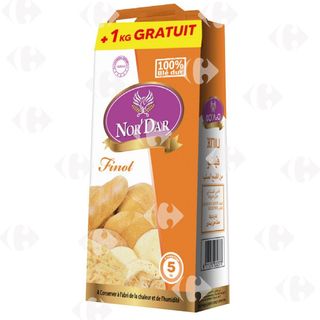 Farine Finot 5kgnor Dar 1gratuit Kraft