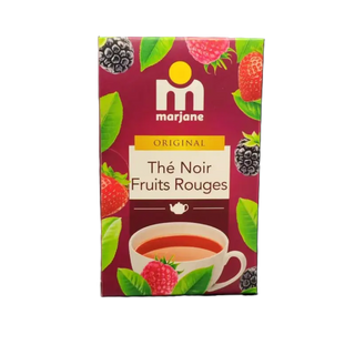 Infusion thé noir aux fruits rouges 20 sachets  - MARJANE